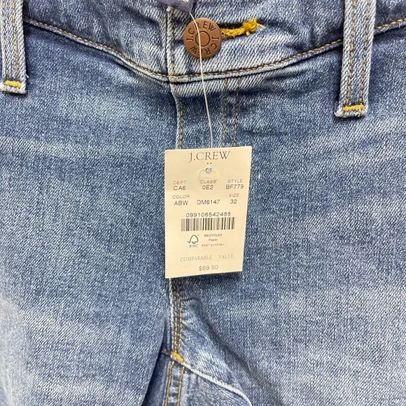 NWT J. Crew Maternity Jean Cut Off Shorts - Picture 2 of 8